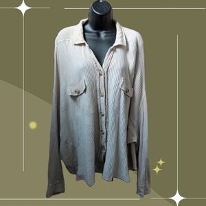 ✨ FP One Scout Jacket Waffle Shirt Size M